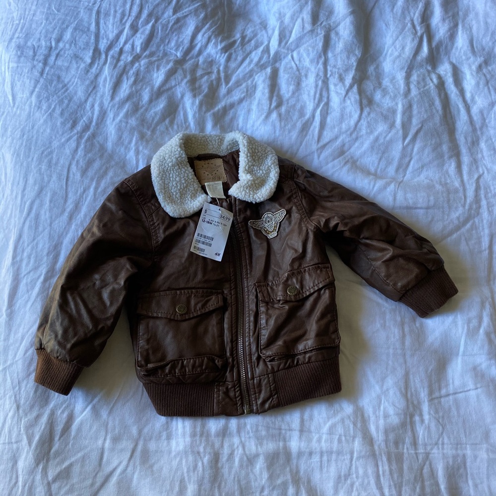 H&M Pilot brown jacket